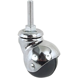 AVO - Ruota Per Mobili Art.165/B Ø 50 - Perno Mm 8 X 15 - Nera en oferta