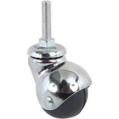 AVO - Ruota Per Mobili Art.165/B Ø 50 - Perno Mm 8 X 15 - Nera