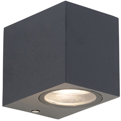 QAZQA Applique baleno - Moderno - Alluminio - Grafite - Allungato Max. 1 x Watt