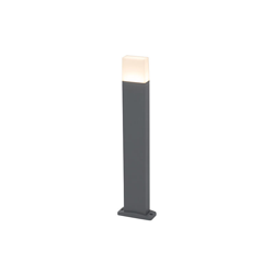 QAZQA Palo da giardino malia - Moderno - Alluminio,Plastico - Grafite - Oblungo Non sostituibile Max. 1 x 8 Watt precio
