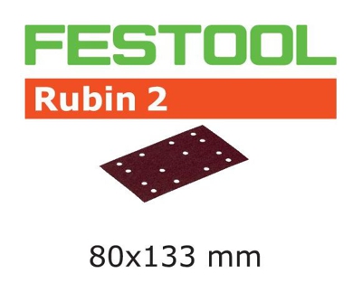 Foglio abrasivo STF 80X133 P80 RU2/10 - Festool
