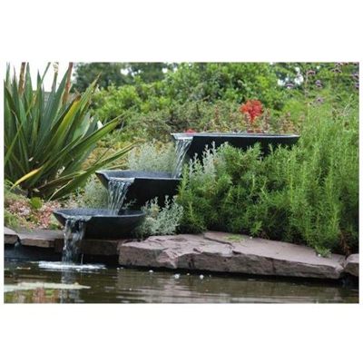 Cascata Per Giardino A Conchiglie Con Pompa 35/45/55 Cm