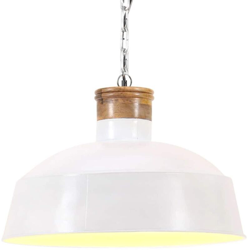 Lampada a Sospensione Industriale 42 cm Bianca E27 - VIDAXL características