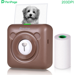 Peripage - Stampante termica Bluetooth (batteria al litio incorporata) marrone características