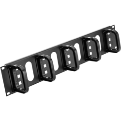 RackMatic - Pannello passacavi per rack 19' 2U con 5 anelli per la gestione dei cavi precio