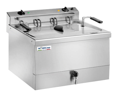Friggitrice da pasticceria 18 litri cm 60x57x48 teknoline FR18