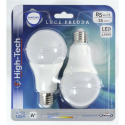 High-Tech Set 2 Lampadine Led Samsung E27 15W Luce Fredda 6000K 1350 Lumen precio