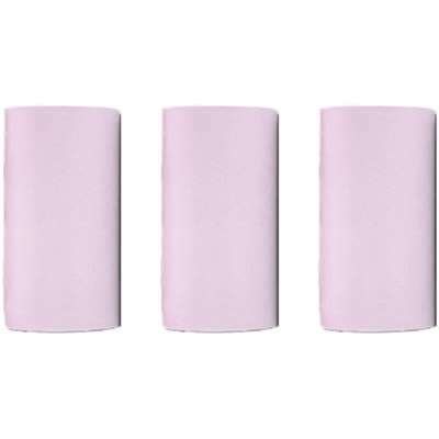 Carta da stampa colore carta termica adatta per stampante fotografica rosa chiaro (tre confezioni) - ASUPERMALL