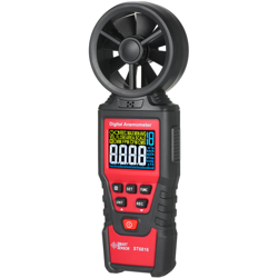 Anemometro digitale portatile con retroilluminazione LCD, campo di misura 0,40 m / s ~ 30,00 m / s, con custodia, rosso (spedito senza batteria) precio