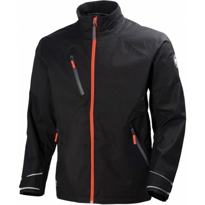 Giacca Brugge 71046, Taglia L, Nero/Arancione - HELLY HANSEN