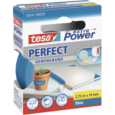 56341-29-2 Nastro in tessuto ® Extra Power Blu (L x L) 2.75 m x 19 mm 2.75 m - Tesa