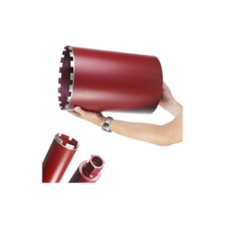 Punta diamantata Melko per carotatrice 220 mm punta per carotatrice 400 mm lunghezza di lavoro per muratura, granito, cemento armato, pietra naturale en oferta