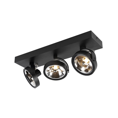 Faretto go - Moderno - Alluminio - Nero - Allungato G9 Max. 3 x 3 Watt - Qazqa