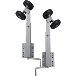 Vidaxl - Supporto 2 Rotelle Barca Set 2 pz con Arco Sostegno 59 - 84 cm precio