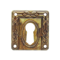 Bocchetta per chiave anticata in zama e ottone 33 x 35 mm 25 PEZZI - IDROWEB precio