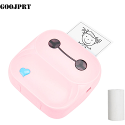 Stampante termica 203 dpi Connessione Bluetooth con APP uso rosa (batteria al litio incorporata) - GOOJPRT en oferta