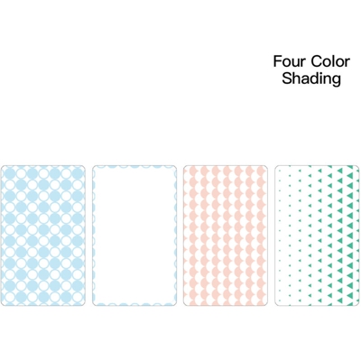 Carta per stampa di etichette a colori autoadesiva termica B11 / B21 / B3S con ombreggiatura in quadricromia 50 * 30-230 - NIIMBOT