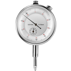 Tondo metallo Dial Indicatore di strumento di misura di precisione strumento con precisione 0-10mm 0,01 millimetri Campo di misura - ASUPERMALL precio