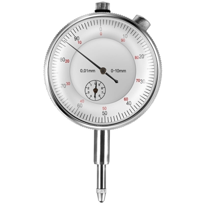 Tondo metallo Dial Indicatore di strumento di misura di precisione strumento con precisione 0-10mm 0,01 millimetri Campo di misura - ASUPERMALL