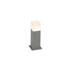 QAZQA Palo da terrazza denmark - Moderno - Alluminio,Plastico - Grigio - Cubo/Quadrato/Allungato/Oblungo Max. 1 x Watt en oferta