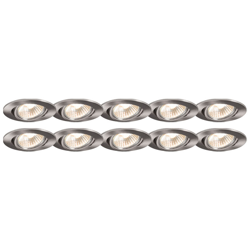 QAZQA Faretto da incasso cisco - Moderno - Alluminio - Acciaio - Tondo Max. 10 x Watt en oferta