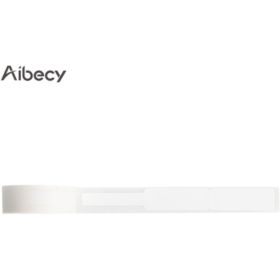 Aibecy - DXL12.574-35-65 carta per stampa termica 12,5 * 74 + 35 mm 65 fogli / rotolo bianco