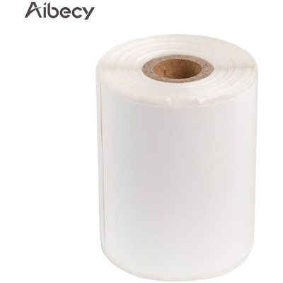 Aibecy - Carta termica autoadesiva WP5080-100 50 * 80mm-100 adatta per stampante termica Aimo M110 bianca