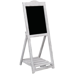 Espositore con Lavagna Bianco 42x44x112 cm in Legno - VIDAXL en oferta