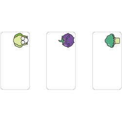 B11 / B21 / B3S carta da stampa di etichette a colori autoadesiva termica 40 * 20-320 vegetale bambino - NIIMBOT precio