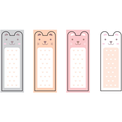 B11 / B21 / B3S carta da stampa di etichette a colori autoadesiva termica 20 * 53-140 simpatico animale domestico - NIIMBOT precio