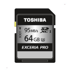 EXCERIA PRO - N401, SDXC, -25 - 85 °C, Nero, -40 - 85 °C, UHS-I, Class 3 en oferta