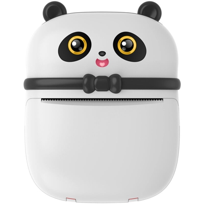 Asupermall - Stampante termica panda bianca