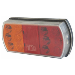 Luce di coda a sinistra 15 LED 12/24V 165x80x35 mm precablati 12/24V 165x80x35 mm - LEM SELECT precio