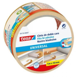 NASTRO BIADESIVO UNIVERSALE mm 50 x mt. 5 - TESA características
