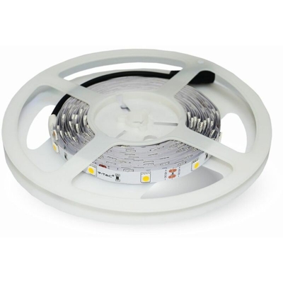 V-tac - Strip LED SMD3014 18W/mt 5mt 204 LED/mt 12V 4000K IP20