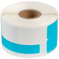 Aibecy - WF2530-40-100BU Carta per etichette con cavo tipo F 25 * 30mm + 40mm adatta per stampante termica Aimo M110 blu en oferta