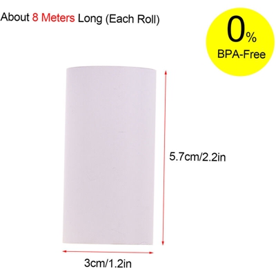 La carta da stampa corrispondente della stampante Boli, la normale carta termica non contiene bisfenolo A, 10 anni di lunga durata 3 rotoli / scatola