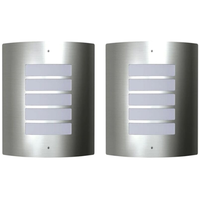 Appliquè moderni in acciaio inox per esterni ed interni, 2 - VIDAXL