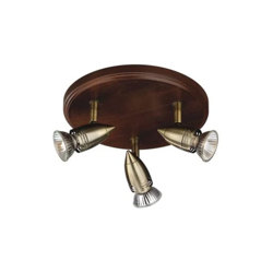 Massive - PUNICA Plafoniera alogena Legno Bronzo precio