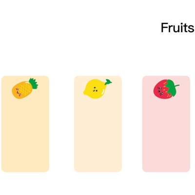 B11 / B21 / B3S carta da stampa per etichette a colori autoadesiva termica 40 * 20-320 frutta baby - NIIMBOT