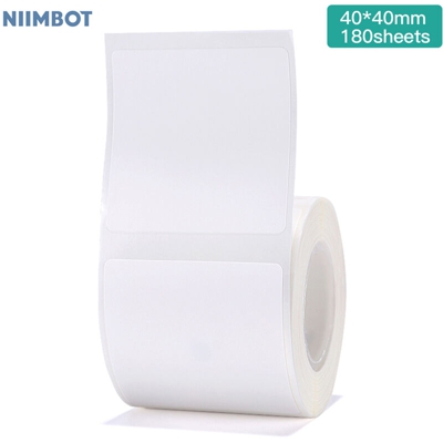 B3S / B11 / B21 supporto carta per stampa termica carta per stampa di etichette 40 * 40 * 180 bianco - NIIMBOT