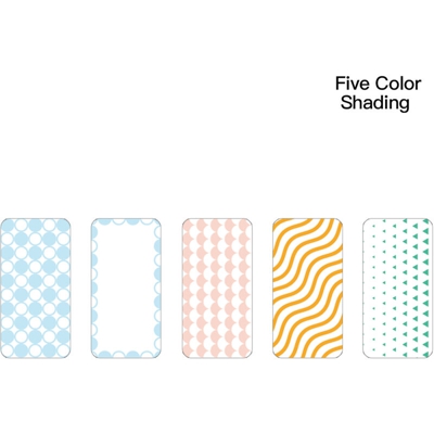 Carta termica autoadesiva per etichette a colori B11 / B21 / B3S con ombreggiatura a cinque colori 40 * 20-320 - NIIMBOT