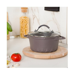 Casseruola New Pompei Cm 20 Grigio Scuro - KASANOVA características