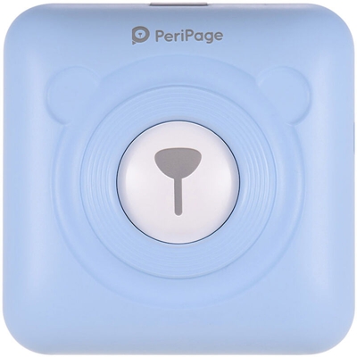 Peripage - Stampante termica Bluetooth blu