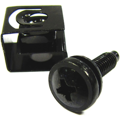 RackMatic - Viti M5 per rack 19 confezione da 50 con flangia di fissaggio