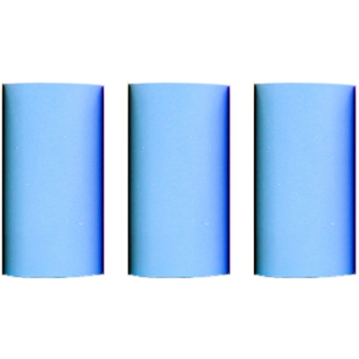 Carta da stampa colore carta termica adatta per stampante fotografica blu (tre confezioni) - ASUPERMALL