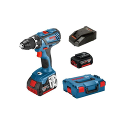 Bosch Trapano avvitatore a batteria GSR 18V-28, con 2 batterie da 5,0 Ah al litio, L-BOXX - 06019H4101 precio