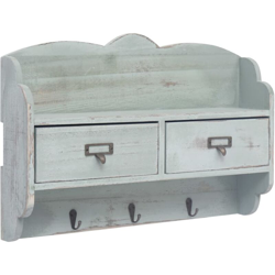 Appendiabiti a Muro Verde 50x10x34 cm in Legno - VIDAXL características