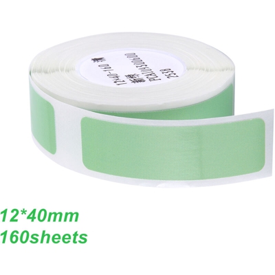 Carta per stampa termica 12 * 40 * 160 verde fresco - ASUPERMALL