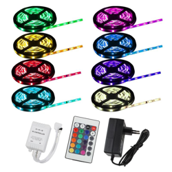 Ecd Germany - 2000 CM STRISCIA LUCE 4 x 5 M RGB TRANSFORMATORE TELECOMANDO IMPERMEABILE NUOVO en oferta